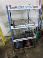 Diet Pepsi Stand & Contents