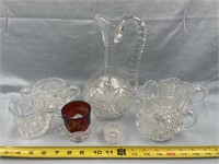 Heavy Cut Glass Pieces, 1901 Pan-Am Cup