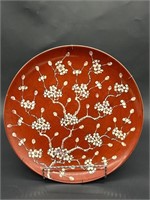 Vintage Japanese Porcelain Cherry Blossom Platter