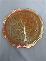 Vintage Carnival Decorative Glass Plate