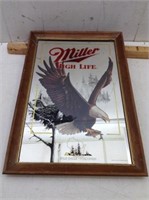 Miller High Life Eagle Wildlife Bar Mirror