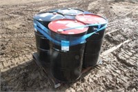 (4) Metal 55gal Barrels