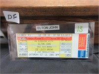 Elton John concert ticket
