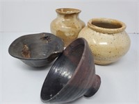 Pottery Bowls and Vases