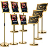 Retail$100 8 Pack Pedestal Sign Holder