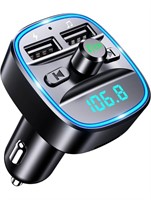($25) TEUMI FM Transmitter for Car Bluetooth 5.3