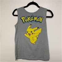 Pokemon Pikachu Gray Tank Top - Size S