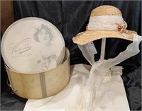 Victorian Trading Company straw hat, no stand