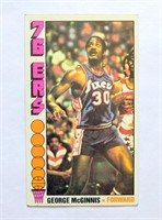 1976-77 Topps Tall 3x5 George McGinnis Card #70