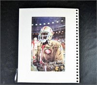 AUTOGRAPHED JERRY RICE PHOTO 49ers Star