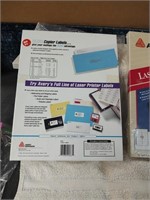 3M and Avery Diskette-Copier-Address Labels. NIB