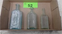 Vintage Medicine Bottle Lot