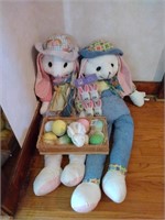 Large Stuffed Easter Bunnies & More