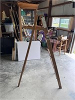 Solid Wooden Step Ladder