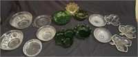 Get Happy! Vintage Amber Emerald Depression Glass