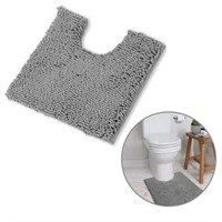 Tripumer Bath Rugs U-Shaped Toilet Mats Ultra Soft