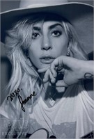 Autograph COA Lady Lady Gaga Photo