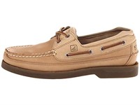 Sperry Men's Mako 2-Eye Boat Shoe, Oak, 10.5 M US