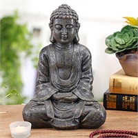 MyGift 12 inch Meditating Seated Buddha Statue