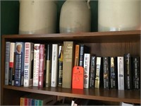 Shelf of hardback and paperback books