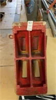 Vintage wheel chocks - lot of 2