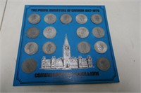 Prime Ministers Of Canada 867-1970 Medallions