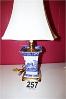 Spode Lamp With Shade (24" Tall) (Rm 7)