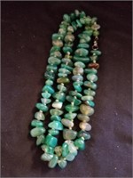 Beautiful green stone necklace