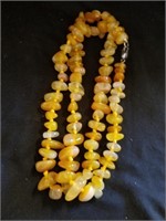 Beautiful yellow stone necklace
