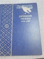 Jefferson nickels booklet 1938-1964,  31 count