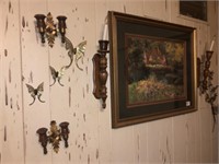 Decortor Picture ~ Candle Sconces & Butter Flys