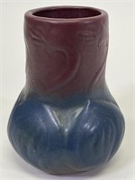 Van Briggle Onion Bulb Daffodil Mulberry Vase 4.5"