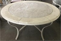 Patio Table with Metal Base