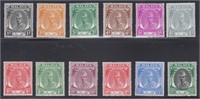 Malaya-Kelantan Stamps #50-70, CV $214.85