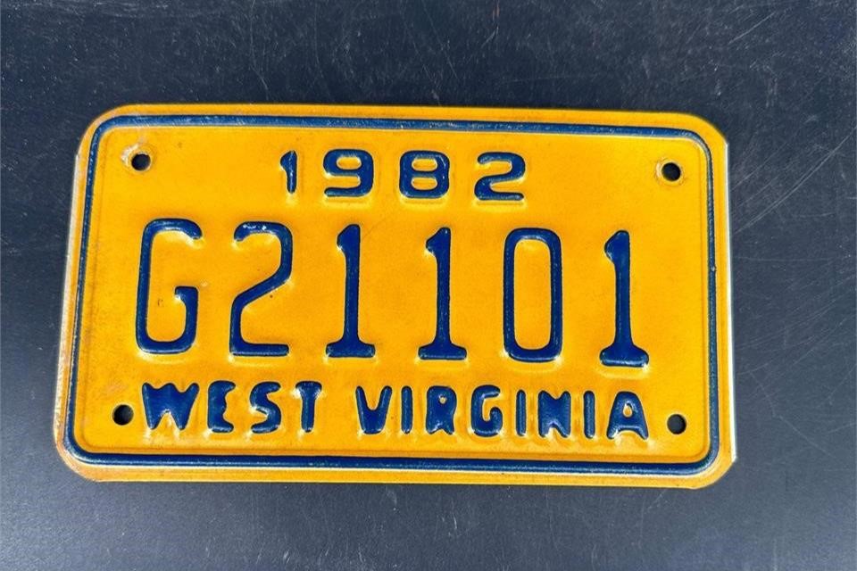 WEST VIRGINIA LICENSE PLATES TOYS BLOW MOLDS AND MORE