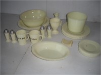 23 Pcs McKee Seville Yellow depression Glassware