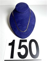 [F] Stamped 14K 24" Herringbone Necklace [3.89g]