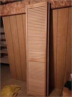 Set of Foldable Pine Doors