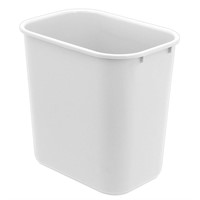 Acrimet Wastebasket Set of 3 White