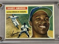 1956 TOPPS #42 SANDY AMOROS