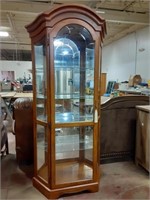 Curio Cabinet w/Glass Shelves 33"x12" and 78" t