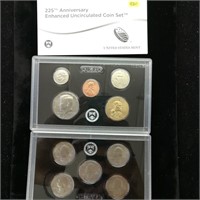 225th Anniv Enhanced Uncirculated Coin Set