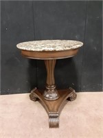 Accent Table w/Stone Top 24"x24" and 28" tall