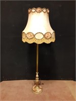 Vintage Floor Lamp W/Stone Base