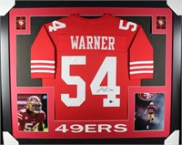 Autographed Fred Warner Custom Framed Photo