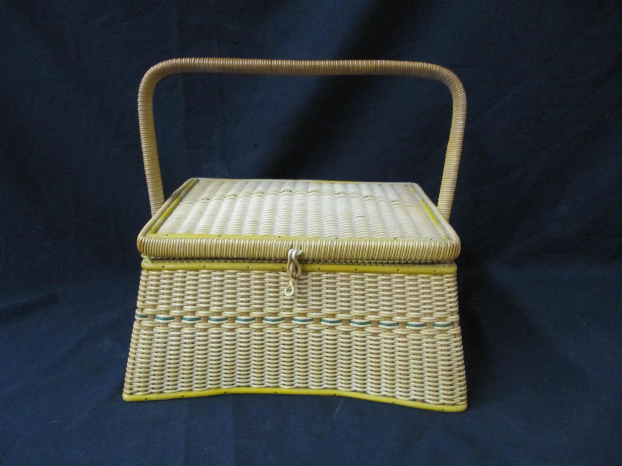 VINTAGE SEWING BASKET