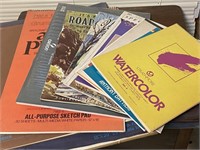 Water Color Books And Paper