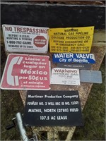 8 Assorted Signs