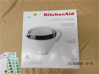 Kitchen Aid Ceramic Nesting Mixing Bowls -New