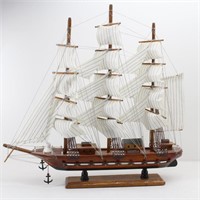 Model Wood Ship Decor